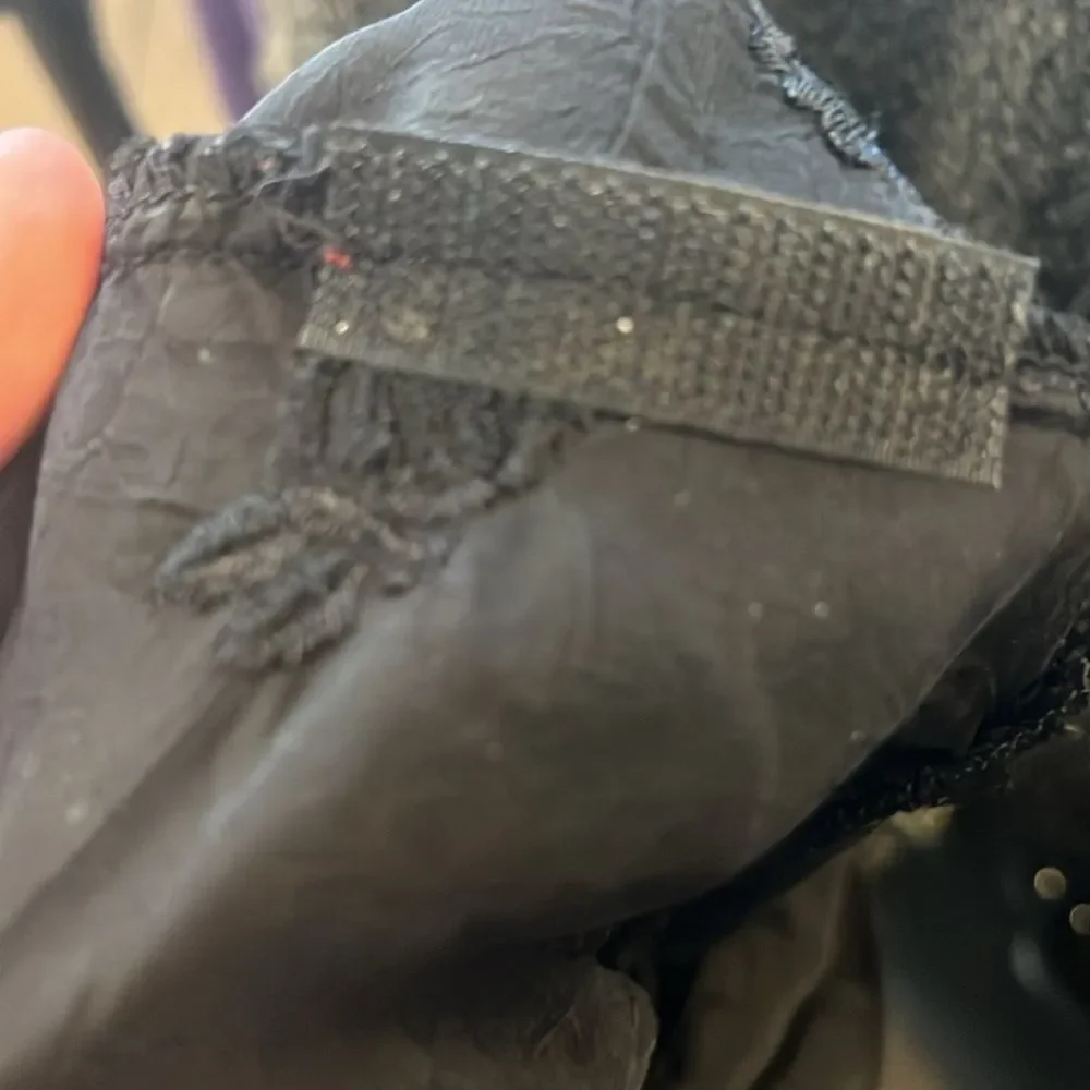 Johnny Was black button down shirt size medium - Picture 10 of 11